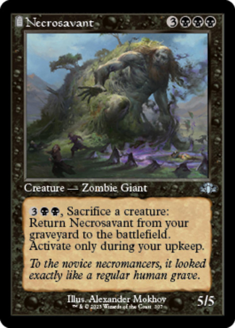 Necrosavant (Retro Frame foil) | Dominaria Remastered