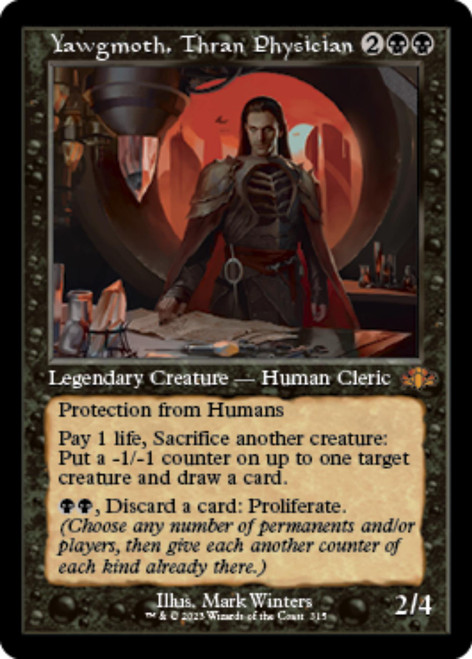 Yawgmoth, Thran Physician (Retro Frame foil)