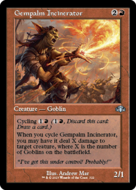 Gempalm Incinerator (Retro Frame foil)