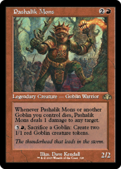 Pashalik Mons (Retro Frame foil) | Dominaria Remastered