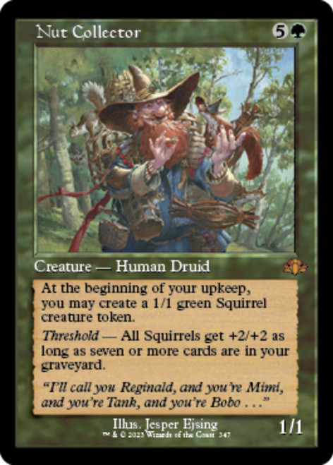 Nut Collector (Retro Frame foil)