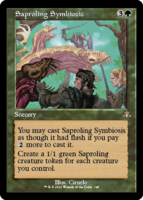 Saproling Symbiosis (Retro Frame foil)