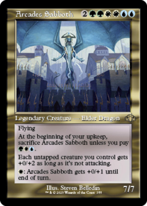 Arcades Sabboth (Retro Frame foil) | Dominaria Remastered