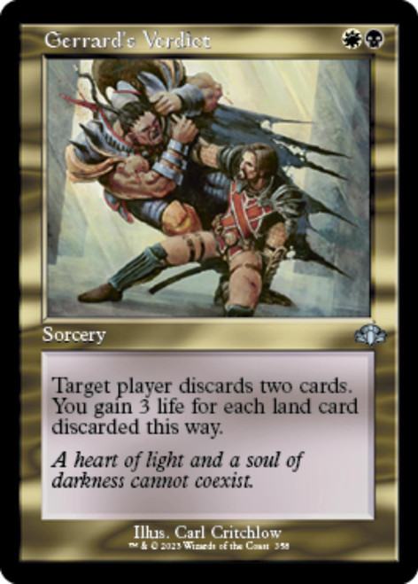 Gerrard's Verdict (Retro Frame foil)