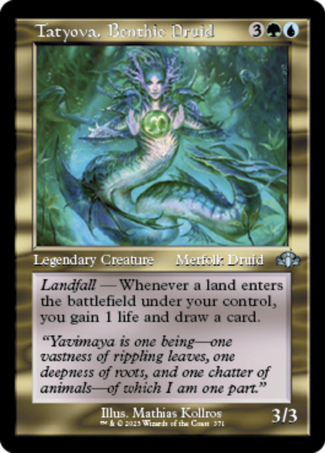 Tatyova, Benthic Druid (Retro Frame foil)