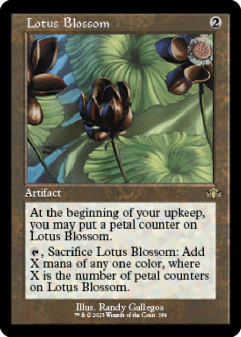 Lotus Blossom (Retro Frame foil) | Dominaria Remastered