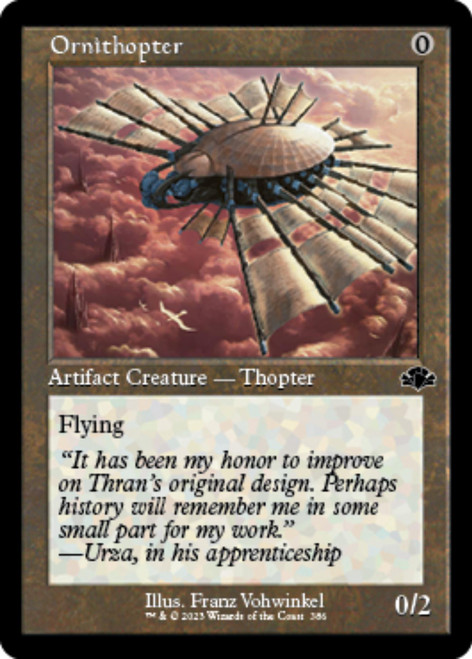 Ornithopter (Retro Frame foil)