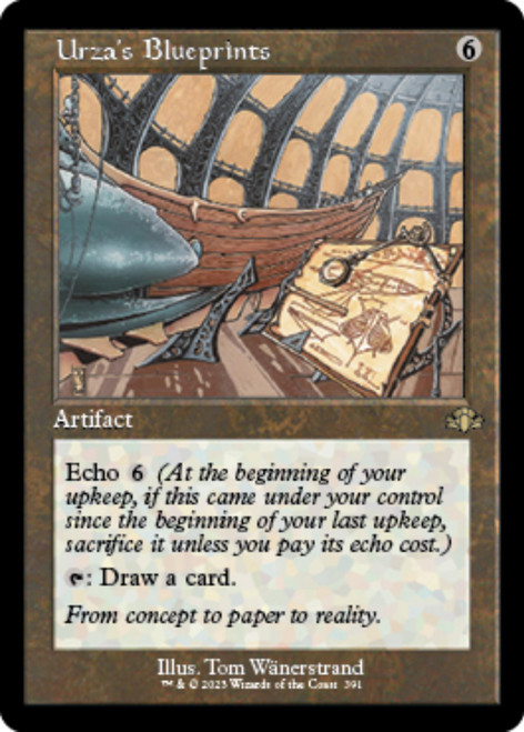Urza's Blueprints (Retro Frame foil)