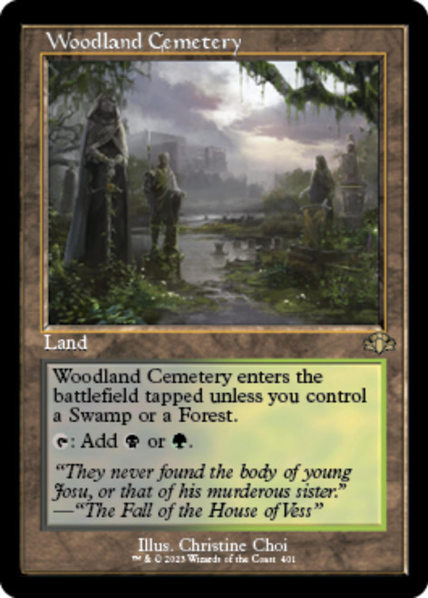 Woodland Cemetery (Retro Frame foil)