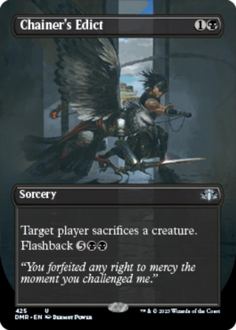 Chainer's Edict (Borderless Art foil) | Dominaria Remastered