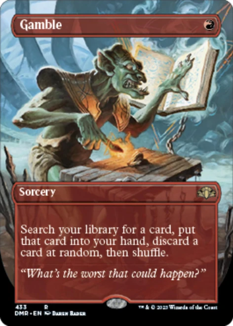 Gamble (Borderless Art foil)