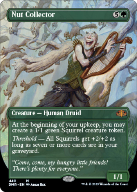 Nut Collector (Borderless Art foil) | Dominaria Remastered