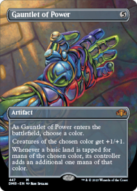 Gauntlet of Power (Borderless Art foil) | Dominaria Remastered