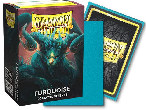 Dragon Shield Sleeves Matte Turquoise (100)