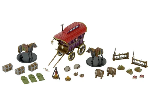 D&D Icons of the Realms: Monster Menagerie II - Adventurers' Campsite Premium Set