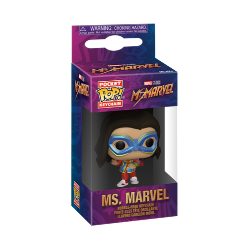 Pocket POP! Keychain: Ms. Marvel - Ms. Marvel with Peace Sign