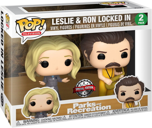 POP! TV - Parks & Recreation: Leslie & Ron Locked In 2-Pack