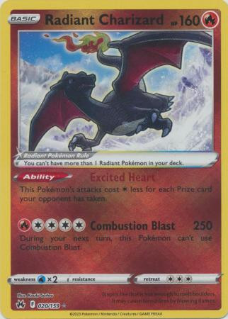 Crown Zenith 020/159 Radiant Charizard