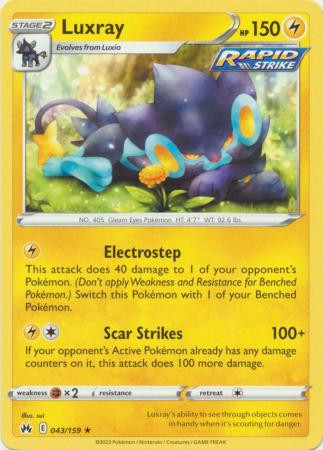 Crown Zenith 043/159 Luxray
