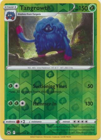 Crown Zenith 005/159 Tangrowth (Reverse Holo)