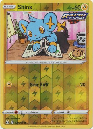 Crown Zenith 039/159 Shinx (Reverse Holo)