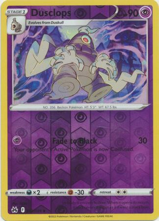 Crown Zenith 063/159 Dusclops (Reverse Holo)
