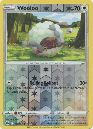 Crown Zenith 121/159 Wooloo (Reverse Holo)