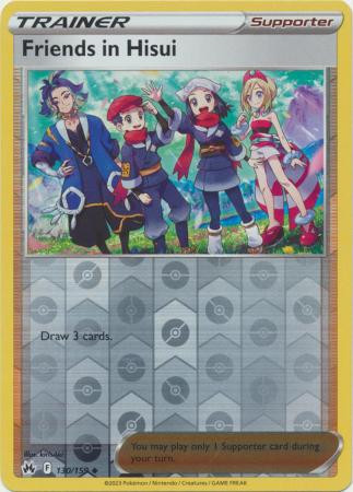 Crown Zenith 130/159 Friends in Hisui (Reverse Holo)