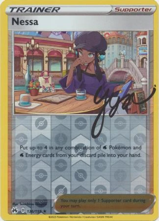 Crown Zenith 136/159 Nessa (Reverse Holo)