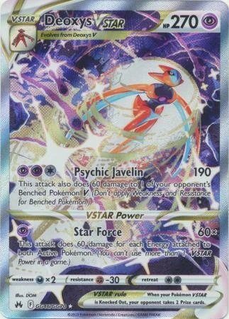 Crown Zenith GG46/GG70 Deoxys VSTAR (Full Art)