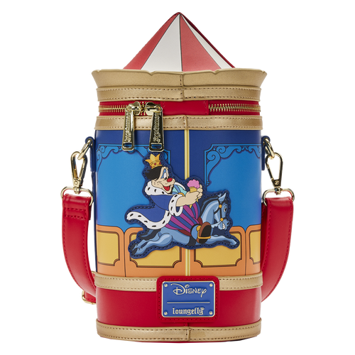 Disney: Brave Little Tailor Mickey and Minnie Mouse Carousel Crossbody Bag