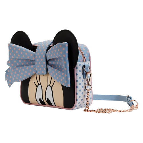 Disney: Minnie Mouse Pastel Polka Dot Crossbody Bag