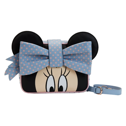 Disney: Minnie Mouse Pastel Polka Dot Crossbody Bag