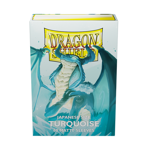 Dragon Shield Small Sleeves - Matte Turquoise (60)
