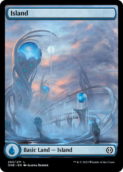 Island (Panorama Full Art) | Phyrexia: All Will Be One