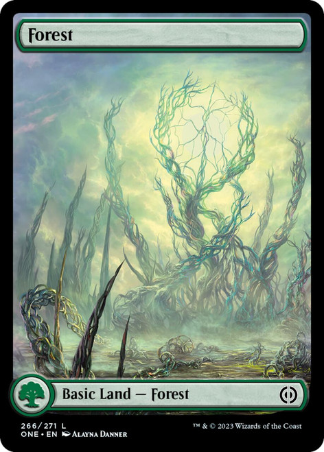 Forest (Panorama Full Art) | Phyrexia: All Will Be One