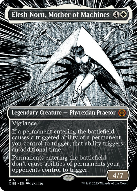 Elesh Norn, Mother of Machines (Borderless Manga) | Phyrexia: All Will Be One