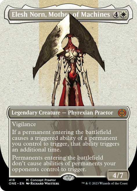 Elesh Norn, Mother of Machines (Borderless Concept Praetor) | Phyrexia: All Will Be One