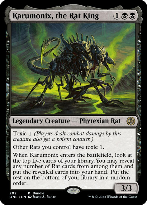 Karumonix, the Rat King (Bundle Promo foil) | Phyrexia: All Will Be One
