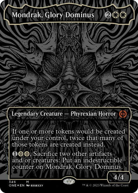 Mondrak, Glory Dominus (Oil Slick Raised foil)