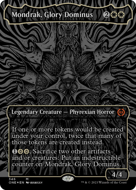 Mondrak, Glory Dominus (Oil Slick Raised foil)