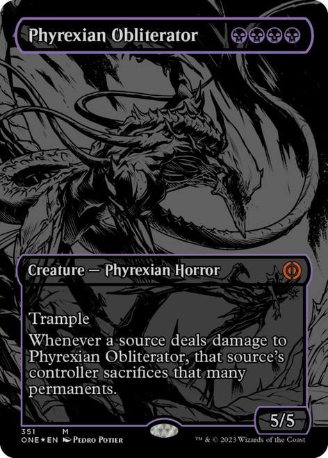 Phyrexian Obliterator (Oil Slick Raised foil) | Phyrexia: All Will Be One