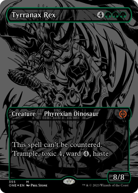 Tyrranax Rex (Oil Slick Raised foil)