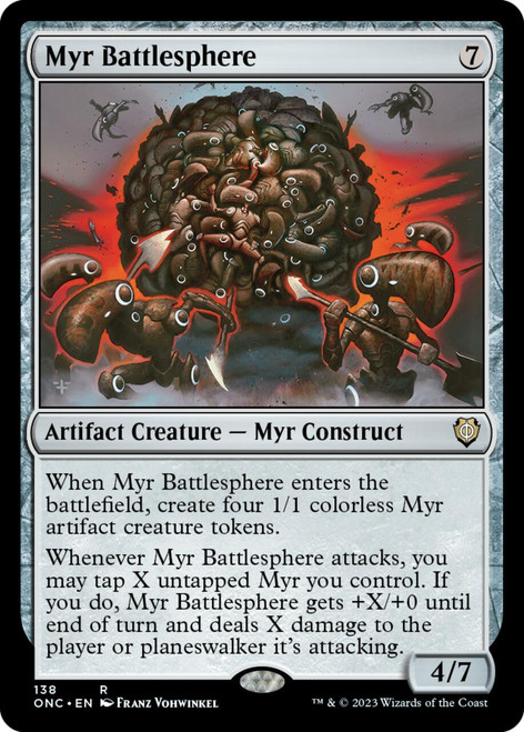 Myr Battlesphere | Phyrexia: All Will Be One Commander