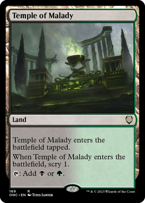 Temple of Malady | Phyrexia: All Will Be One Commander