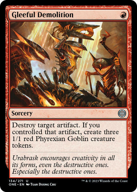 Gleeful Demolition | Phyrexia: All Will Be One