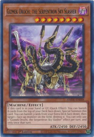 AMDE-EN048 Gizmek Orochi, the Serpentron Sky Slasher (Ultra Rare)
