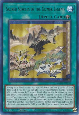 AMDE-EN058 Sacred Scrolls of the Gizmek Legend