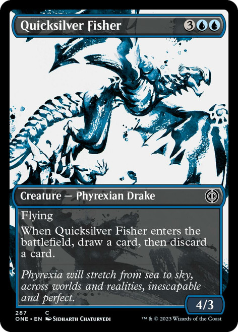 Quicksilver Fisher (Borderless Ichor) | Phyrexia: All Will Be One