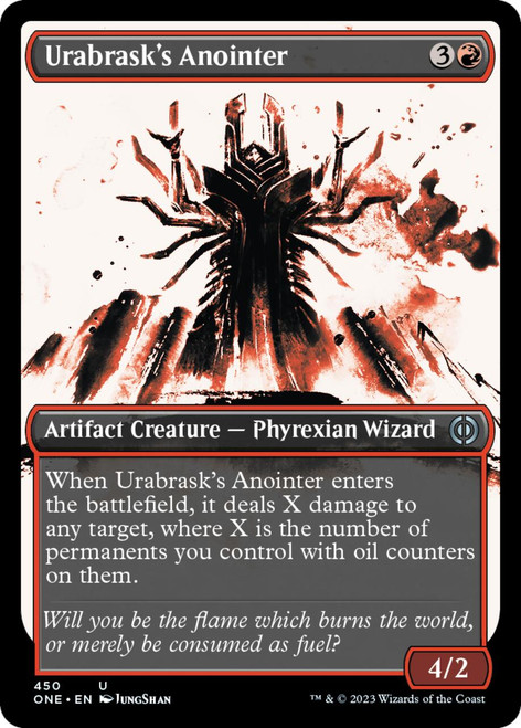 Urabrask's Anointer (Borderless Ichor Compleat foil)